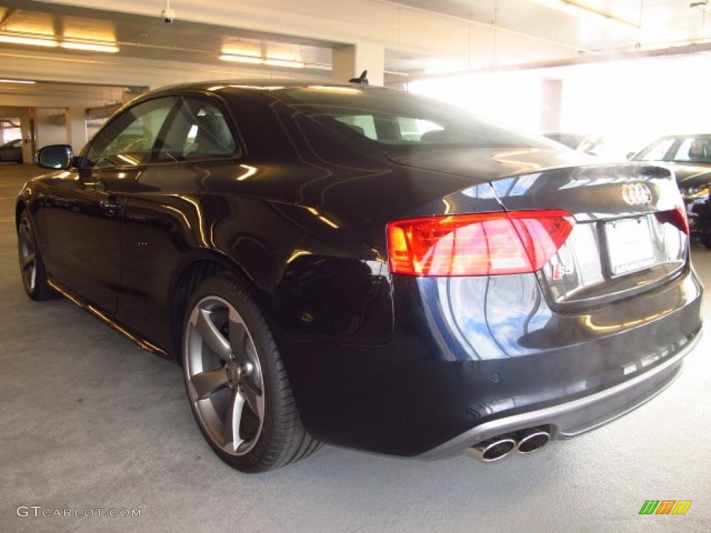 2014 S5 3.0T Premium Plus quattro Coupe - Moonlight Blue Metallic / Black/Lunar Silver photo #4