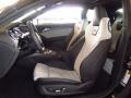 2014 Audi S5 Black/Lunar Silver Interior Front Seat Photo