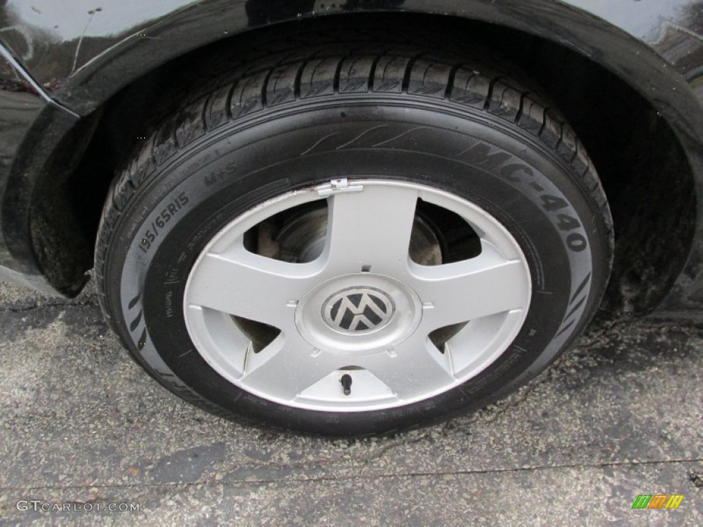 2002 Jetta GLS Sedan - Black / Beige photo #3