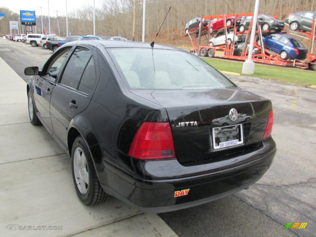 2002 Jetta GLS Sedan - Black / Beige photo #6