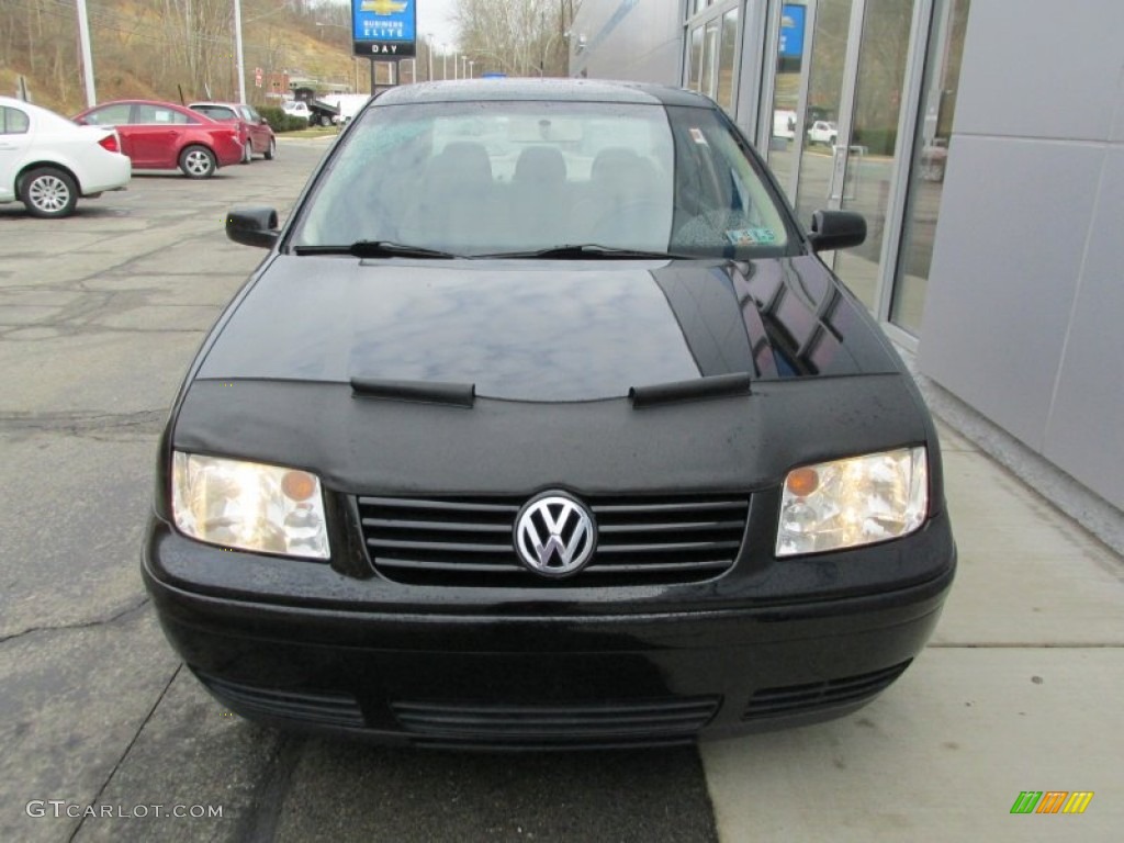 2002 Jetta GLS Sedan - Black / Beige photo #8