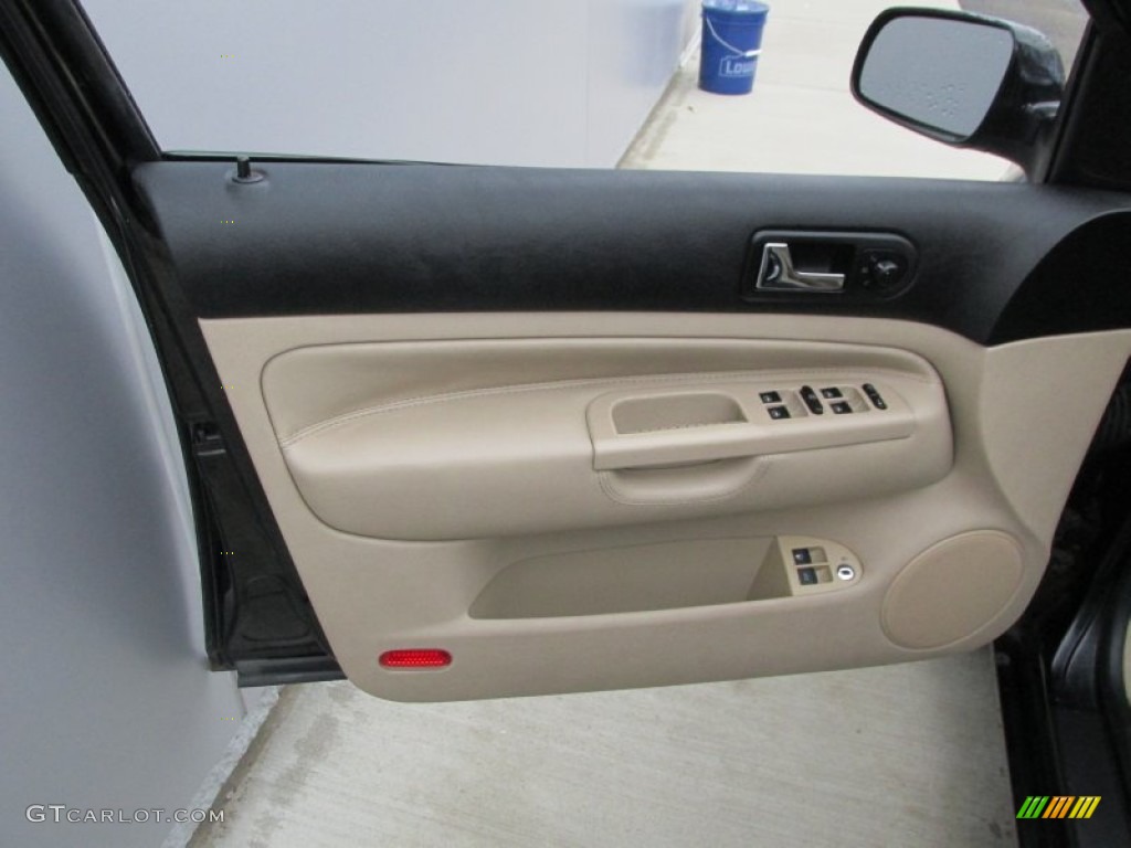 2002 Jetta GLS Sedan - Black / Beige photo #10