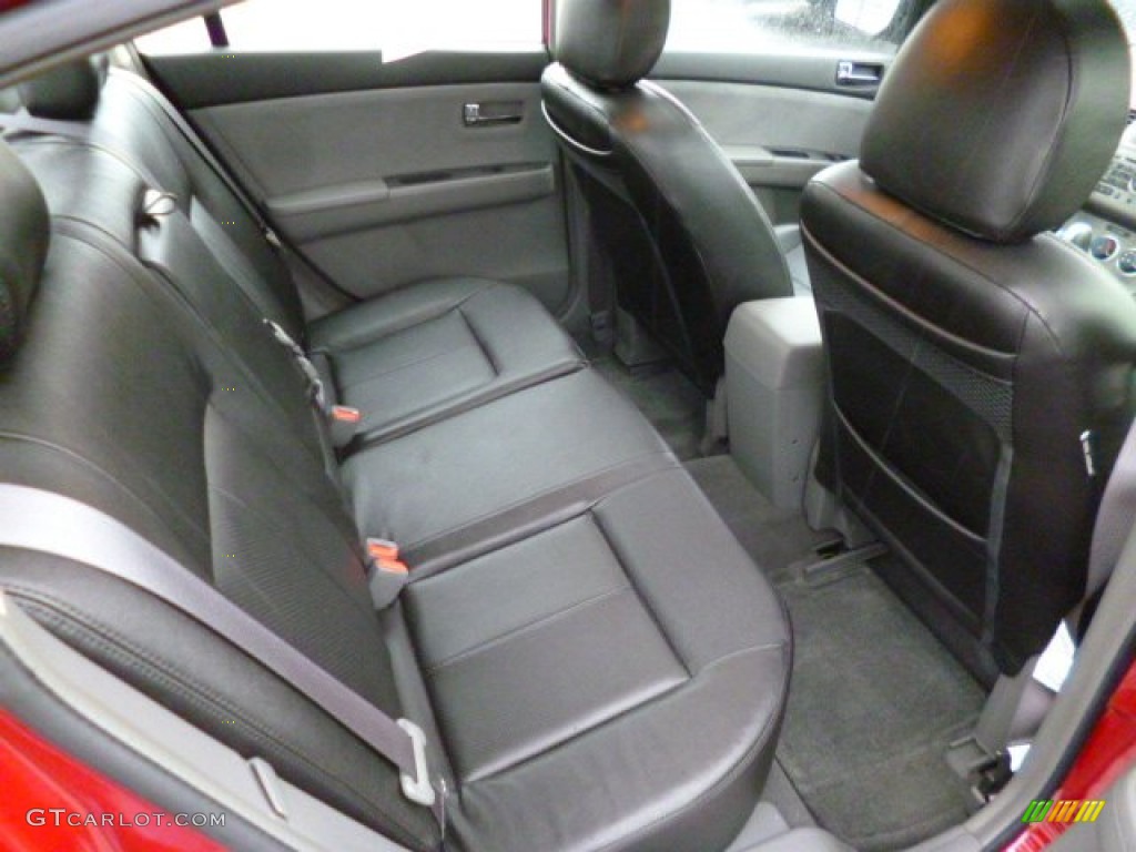 2007 Sentra 2.0 SL - Sonoma Sunset Red / Charcoal/Steel photo #12