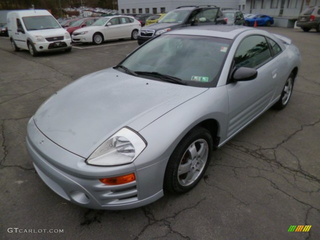 Sterling Silver Metallic 2003 Mitsubishi Eclipse GS Coupe Exterior Photo #89661036