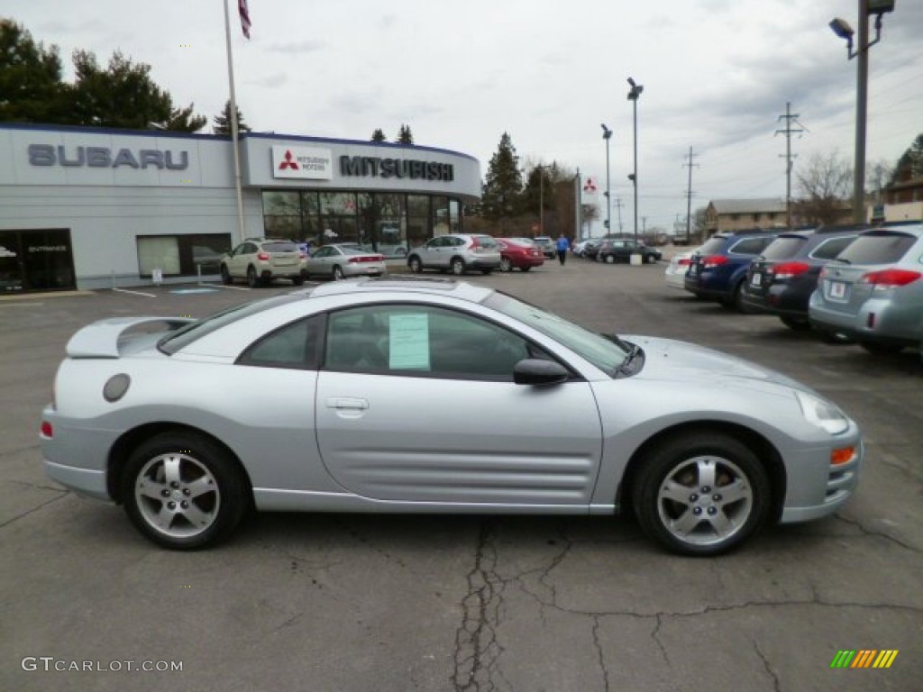 2003 Eclipse GS Coupe - Sterling Silver Metallic / Midnight photo #8