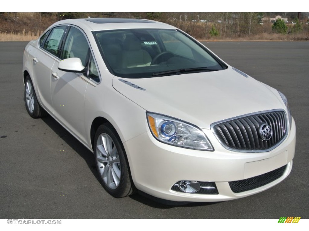 White Diamond Tricoat 2014 Buick Verano Convenience Exterior Photo #89661666