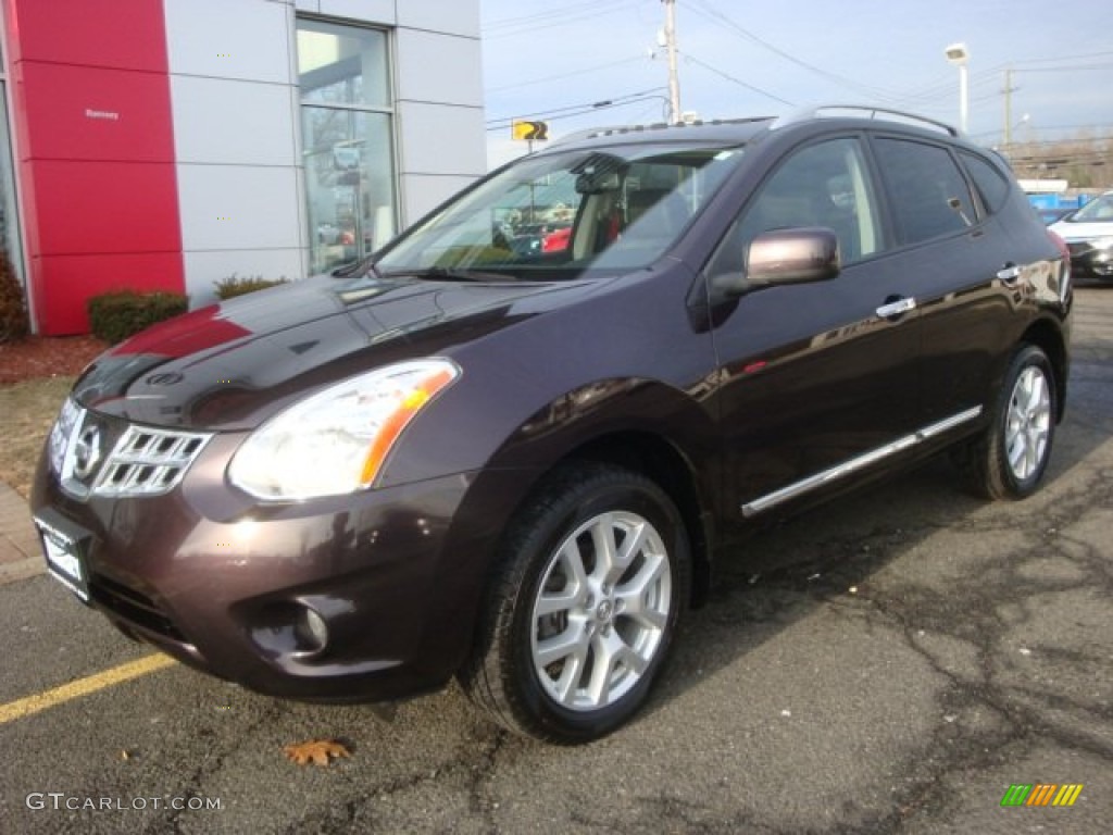 2011 Rogue SV AWD - Black Amethyst / Black photo #1