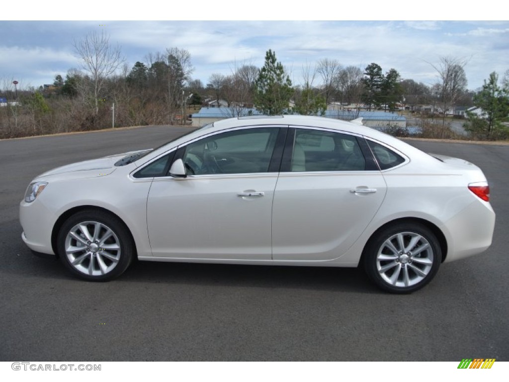 White Diamond Tricoat 2014 Buick Verano Convenience Exterior Photo #89661714