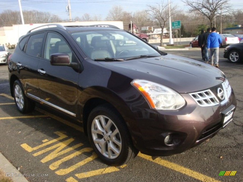 2011 Rogue SV AWD - Black Amethyst / Black photo #3