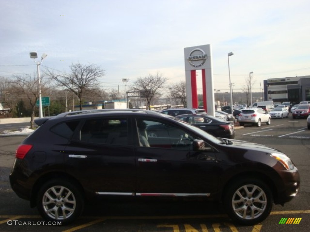 2011 Rogue SV AWD - Black Amethyst / Black photo #4