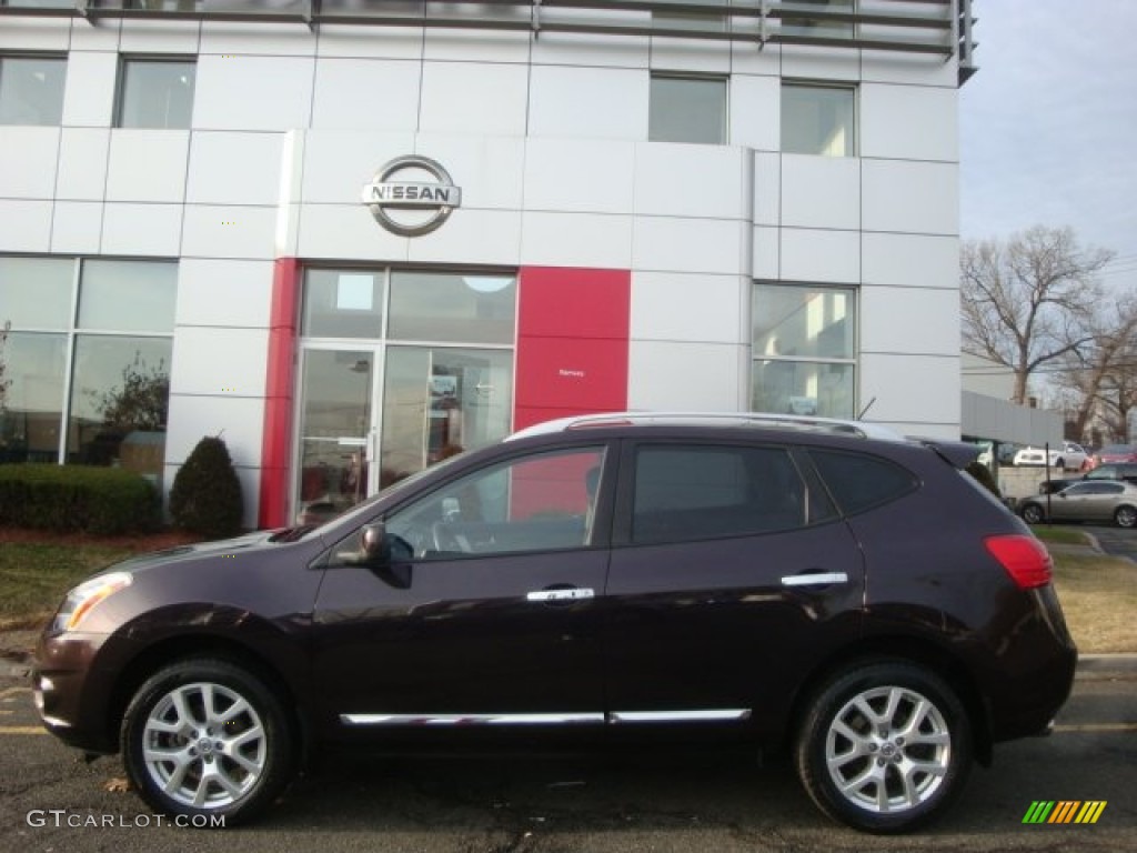 2011 Rogue SV AWD - Black Amethyst / Black photo #9