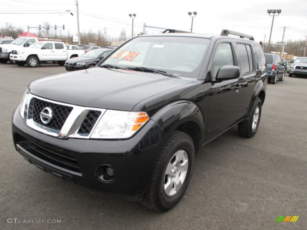 Super Black 2008 Nissan Pathfinder S 4x4 Exterior Photo #89661910