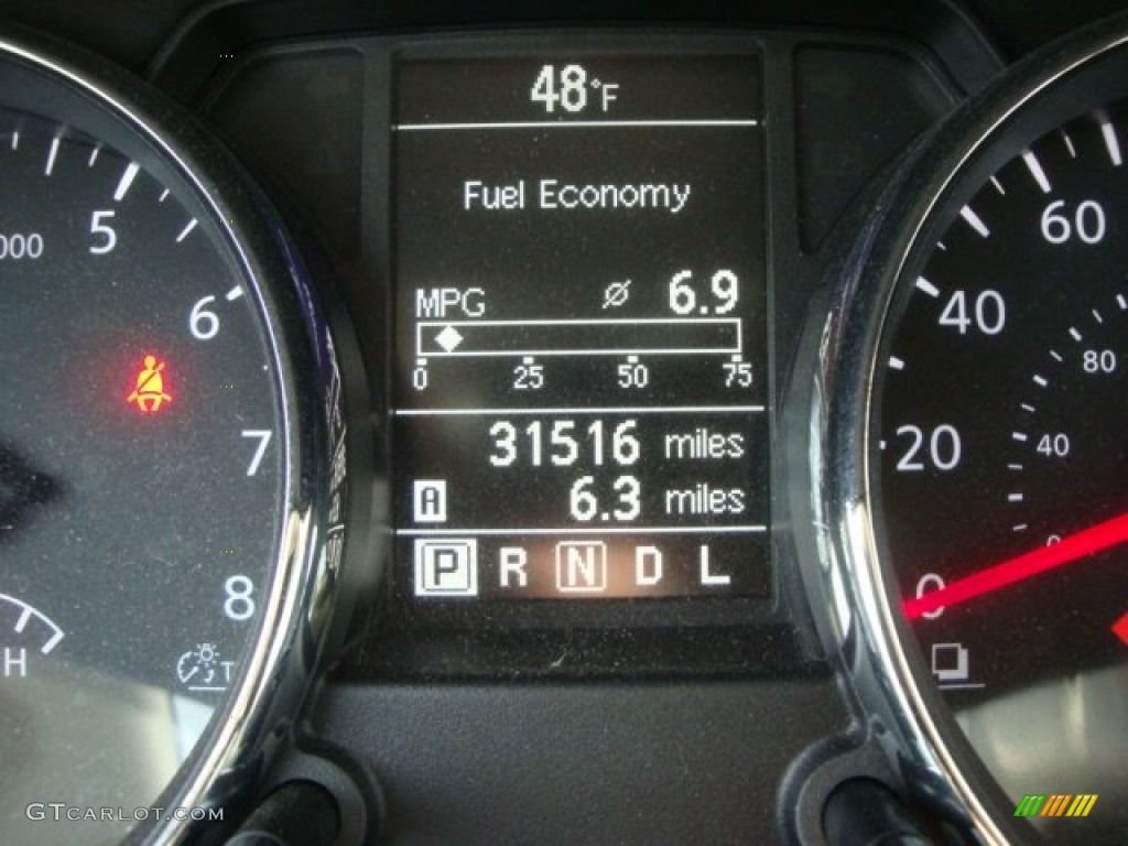 2011 Rogue SV AWD - Black Amethyst / Black photo #21