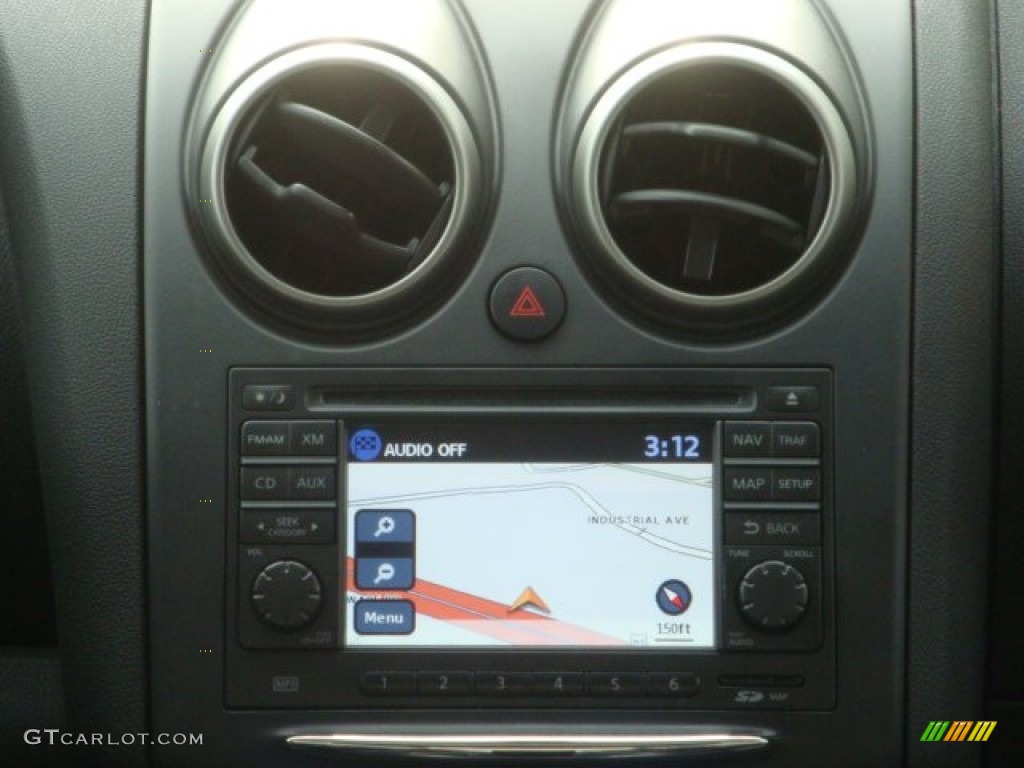 2011 Rogue SV AWD - Black Amethyst / Black photo #23