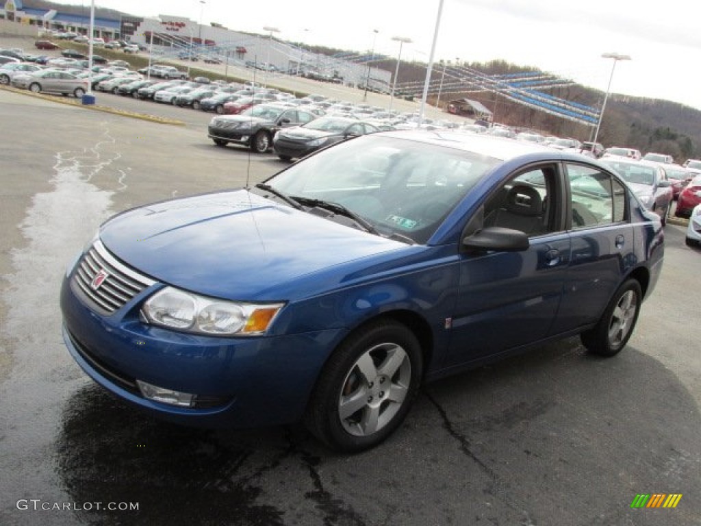 2006 ION 3 Sedan - Laser Blue / Gray photo #6