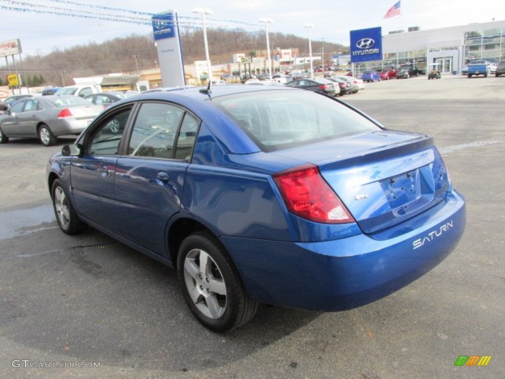 2006 ION 3 Sedan - Laser Blue / Gray photo #8