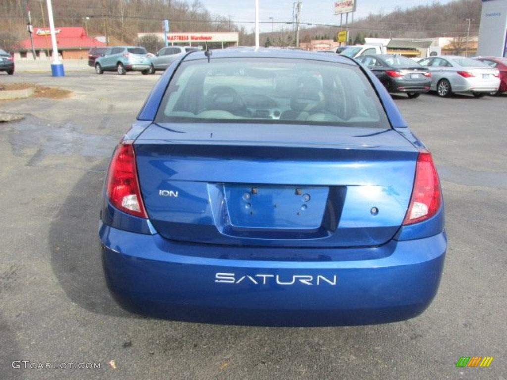 2006 ION 3 Sedan - Laser Blue / Gray photo #9