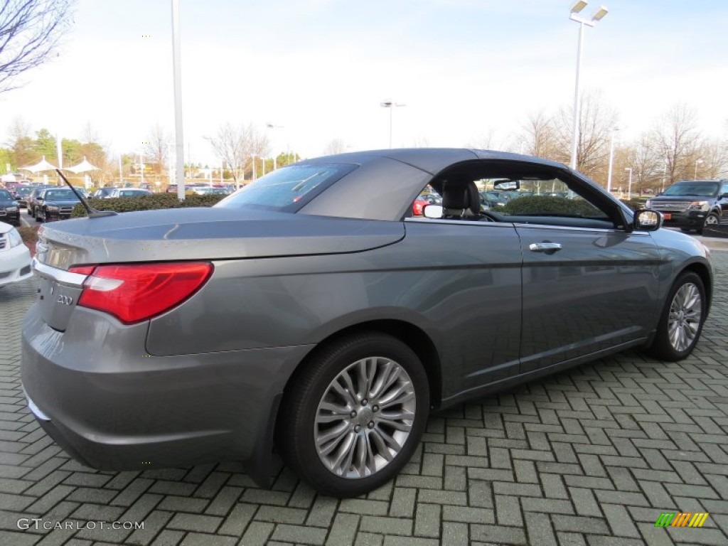 Tungsten Metallic 2012 Chrysler 200 Limited Hard Top Convertible Exterior Photo #89664033