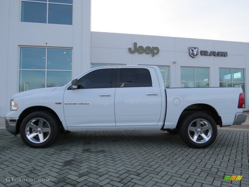 2012 Ram 1500 Big Horn Crew Cab 4x4 - Bright White / Dark Slate Gray/Medium Graystone photo #2