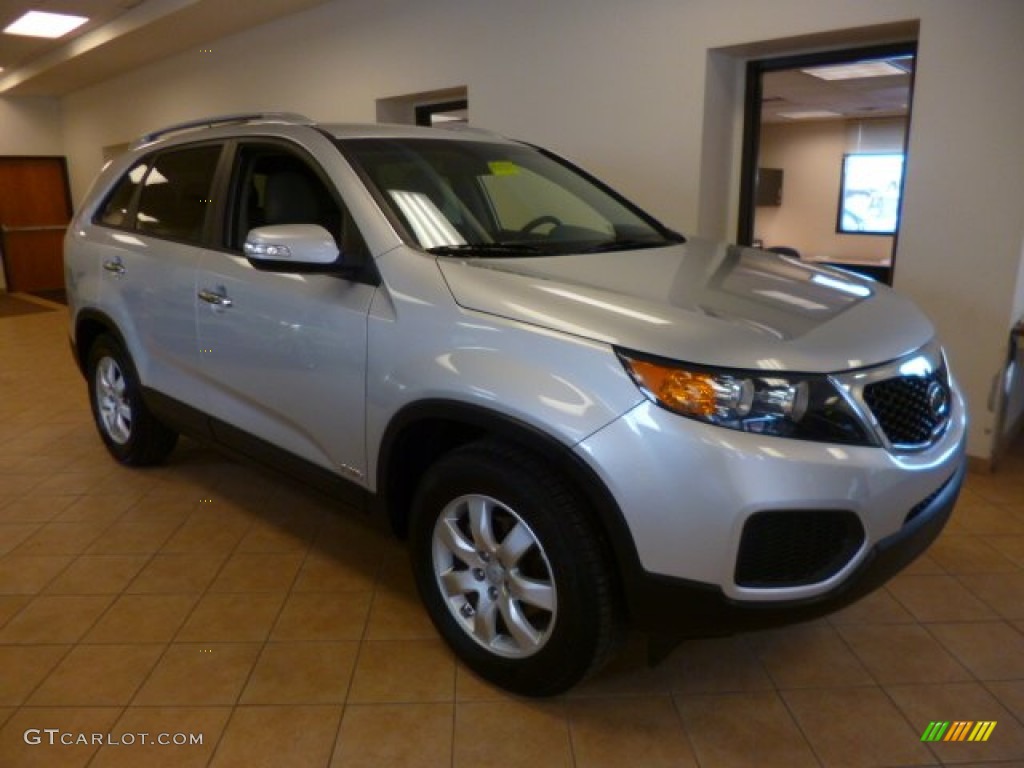 2013 Sorento LX V6 AWD - Titanium Silver / Gray photo #1