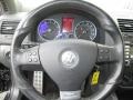 2008 Volkswagen GTI Interlagos Plaid Cloth Interior Steering Wheel Photo