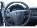2008 Kia Rio Gray Interior Steering Wheel Photo