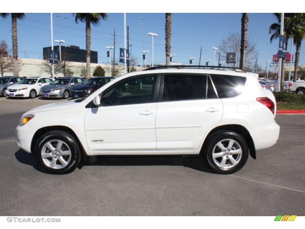 Blizzard Pearl White 2008 Toyota RAV4 Limited V6 Exterior Photo #89666316