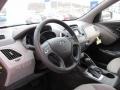 Beige 2014 Hyundai Tucson SE AWD Dashboard