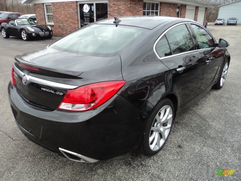 Black Diamond Tricoat 2013 Buick Regal GS Exterior Photo #89666790