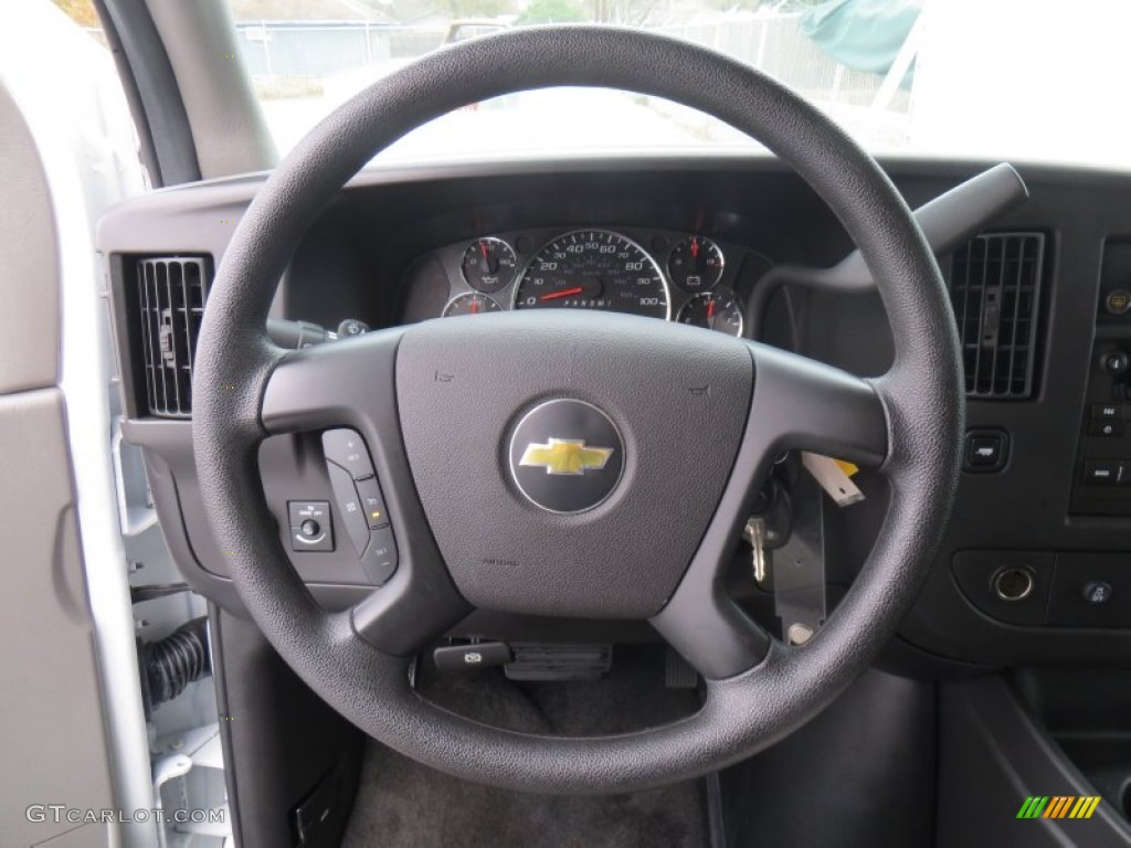2013 Chevrolet Express LT 3500 Passenger Van Neutral Steering Wheel Photo #89667945