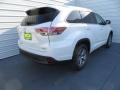 2014 Blizzard White Pearl Toyota Highlander XLE  photo #4