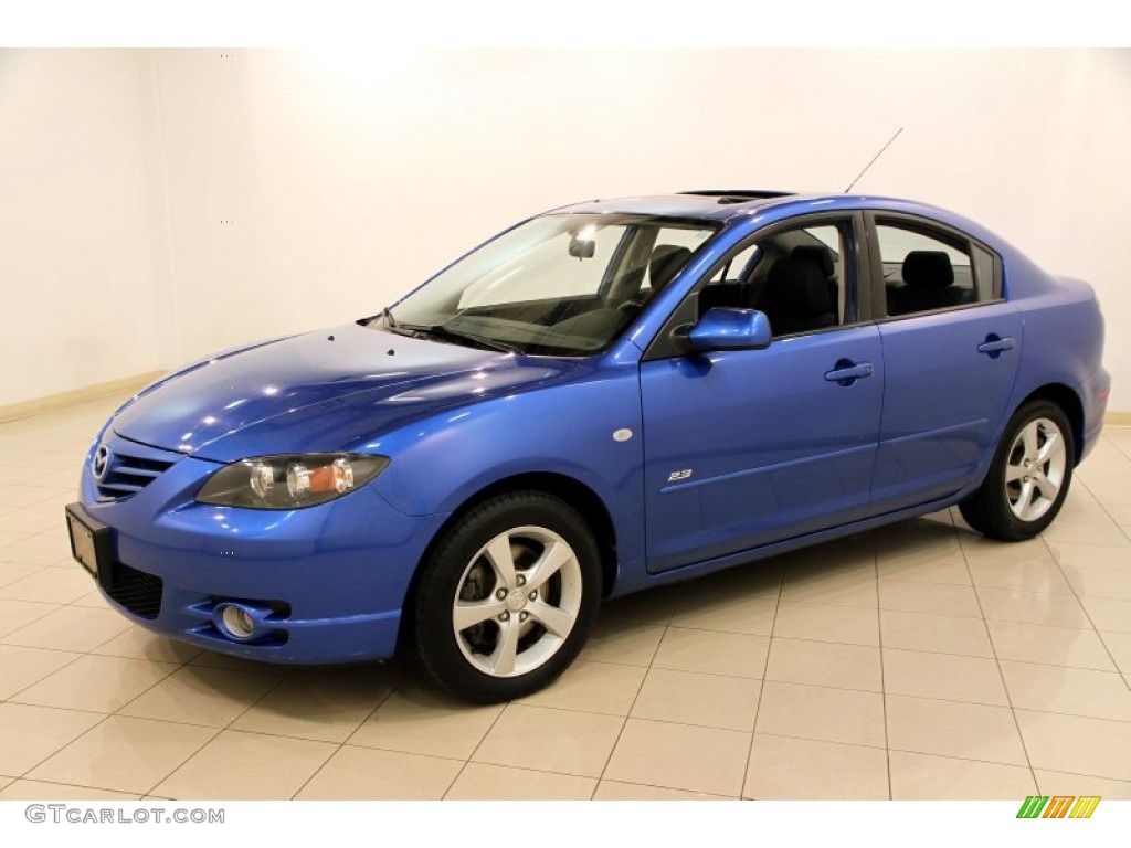 Winning Blue Mica 2004 Mazda MAZDA3 s Sedan Exterior Photo #89669184