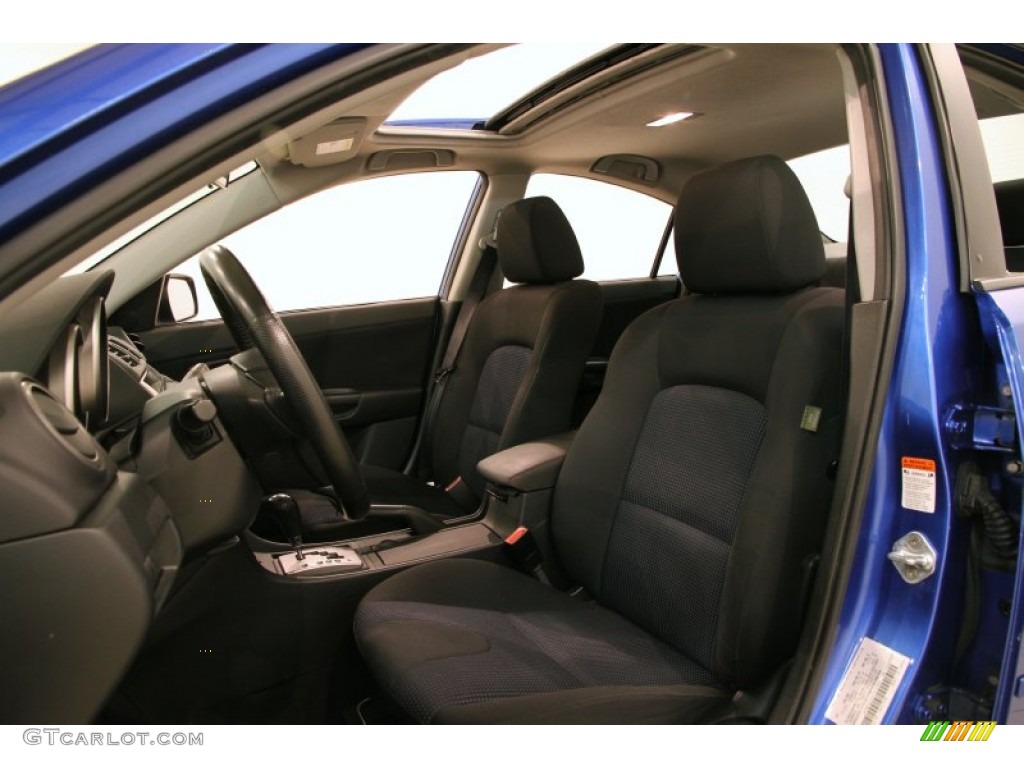 2004 MAZDA3 s Sedan - Winning Blue Mica / Black/Blue photo #5