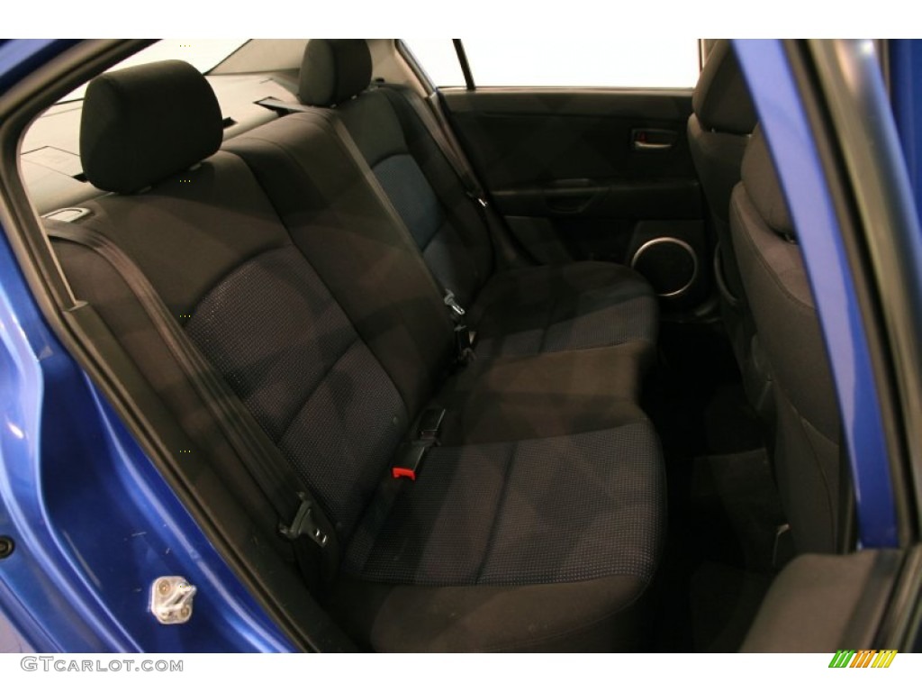 2004 MAZDA3 s Sedan - Winning Blue Mica / Black/Blue photo #12