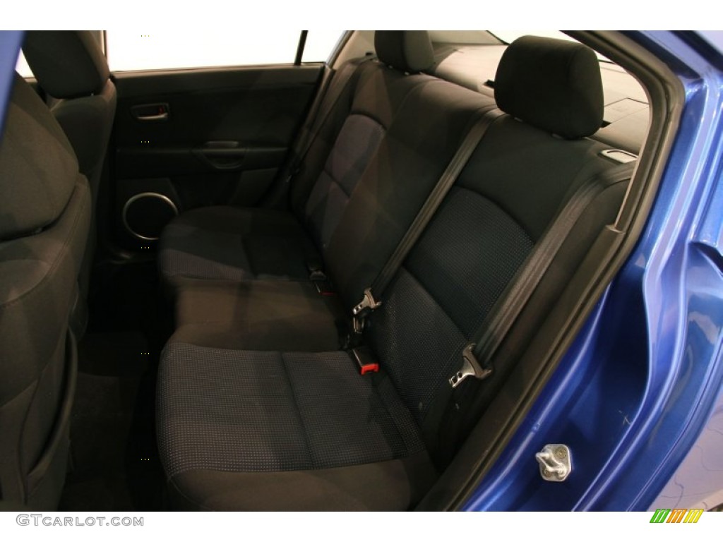 2004 MAZDA3 s Sedan - Winning Blue Mica / Black/Blue photo #13