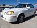 2005 Noble White Hyundai Accent GLS Sedan  photo #3