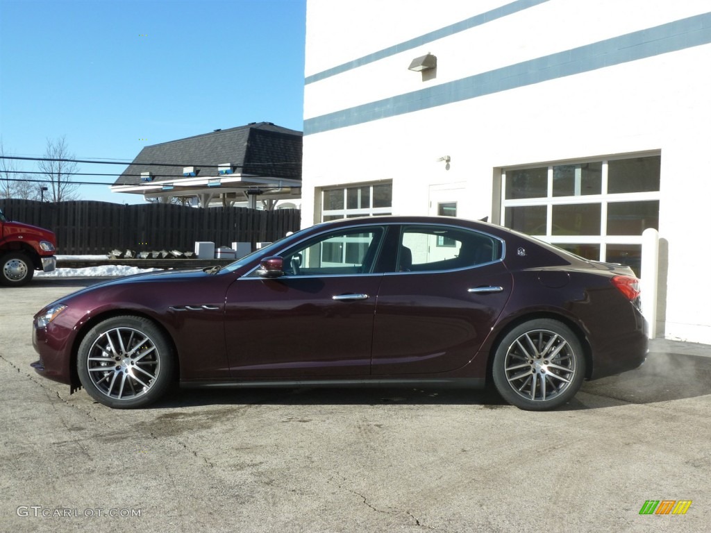 2014 Ghibli S Q4 - Rosso Folgore (Dark Red) / Cuoio photo #3