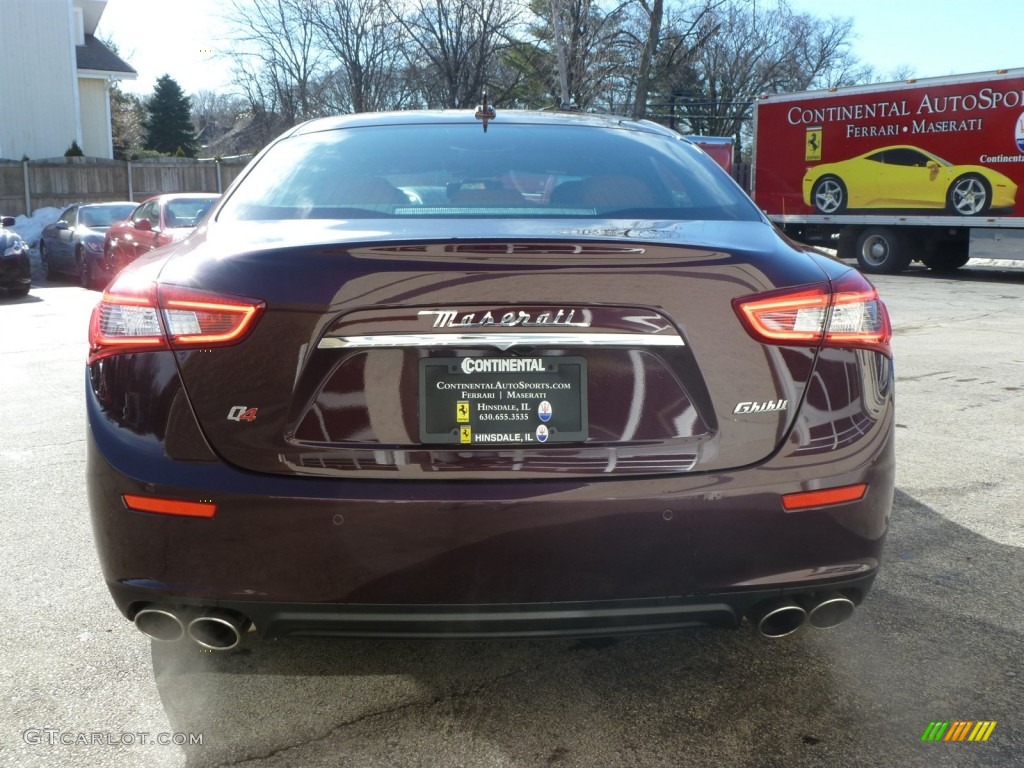 2014 Ghibli S Q4 - Rosso Folgore (Dark Red) / Cuoio photo #5