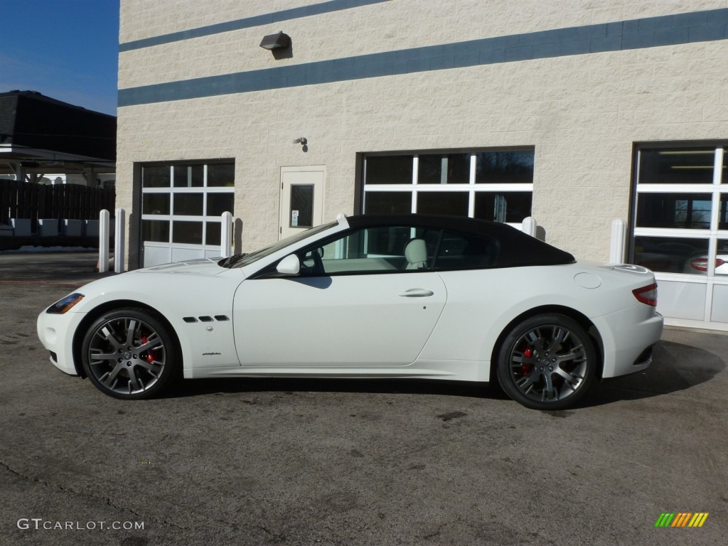Bianco Eldorado (White) 2014 Maserati GranTurismo Convertible GranCabrio Exterior Photo #89670783