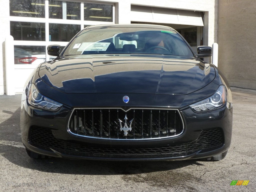 2014 Ghibli  - Nero Ribelle (Black Metallic) / Cuoio photo #2