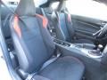 2014 Scion FR-S Black/Red Accents Interior Front Seat Photo