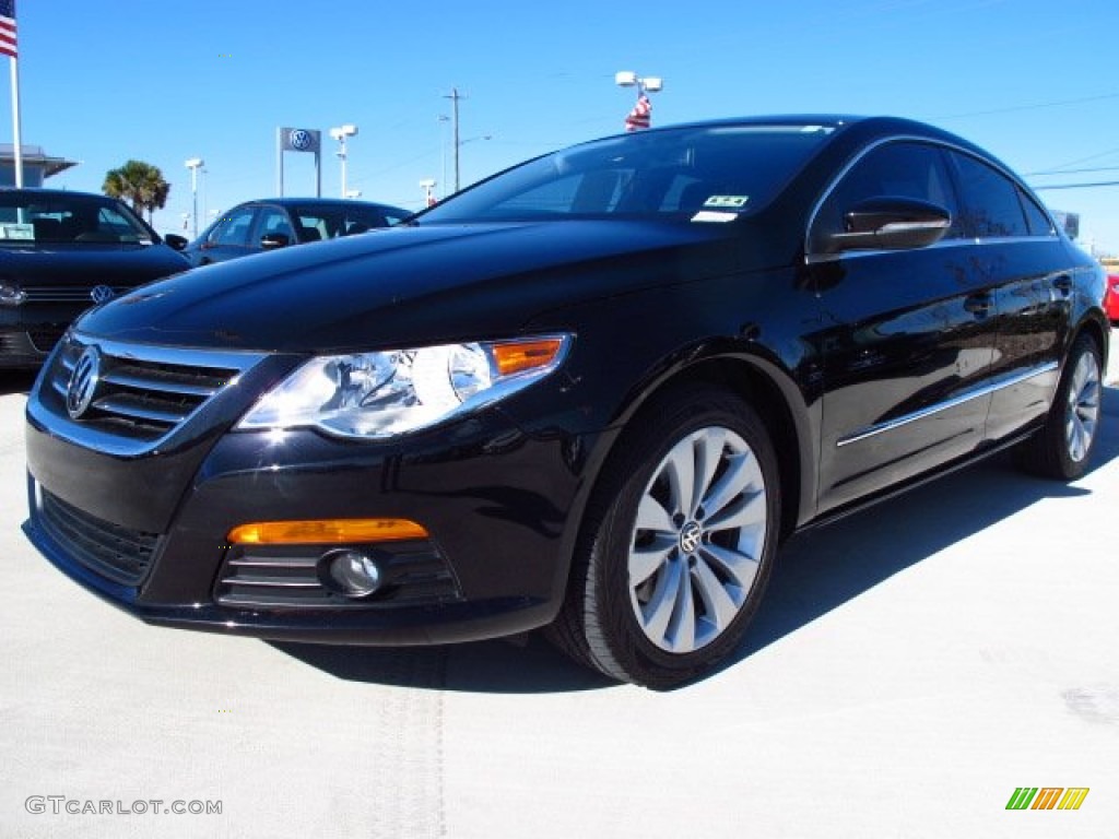 Deep Black Metallic 2010 Volkswagen CC Sport Exterior Photo #89671332