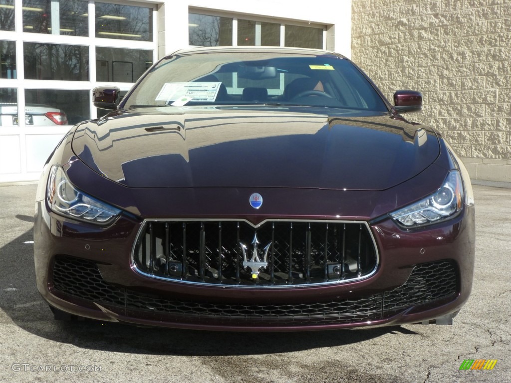 2014 Ghibli S Q4 - Rosso Folgore (Dark Red) / Cuoio photo #2