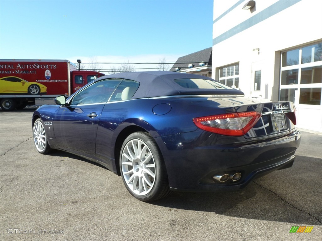 2014 GranTurismo Convertible GranCabrio - Blu Oceano (Blue Metallic) / Sabbia photo #4