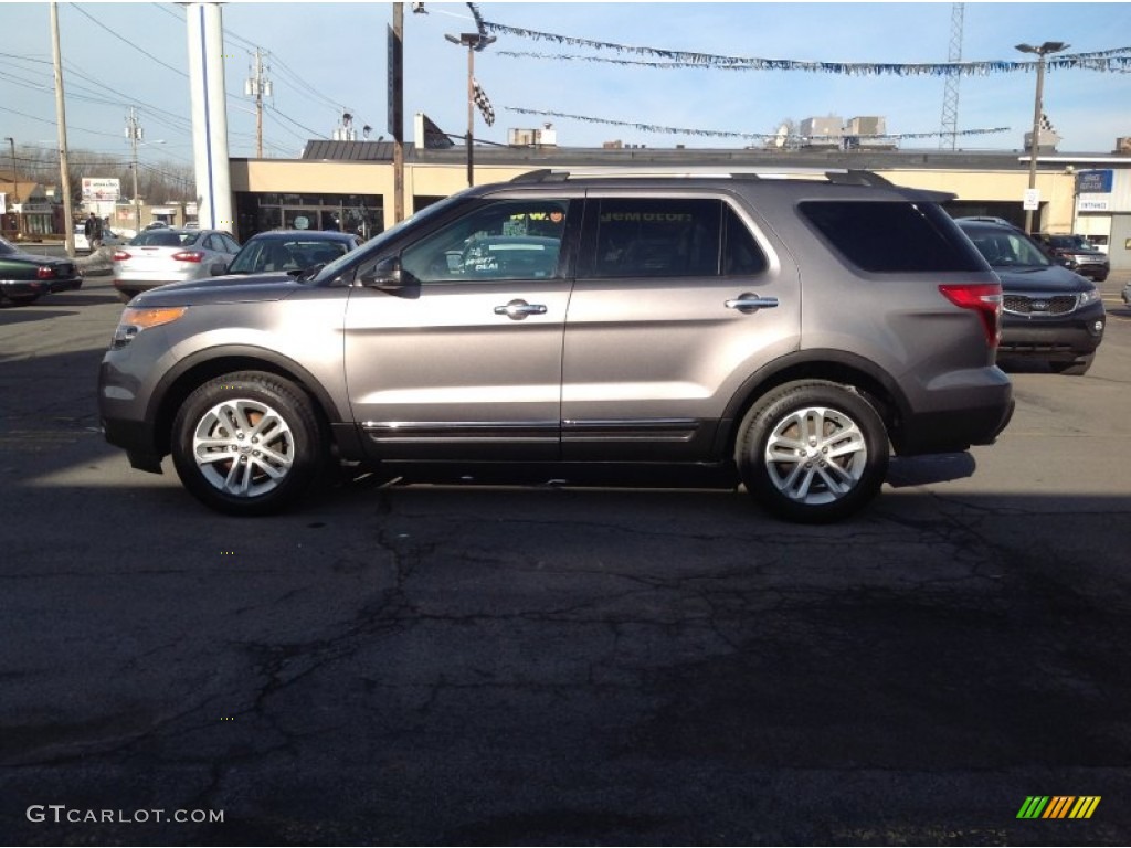 2012 Explorer XLT 4WD - Sterling Gray Metallic / Medium Light Stone photo #4