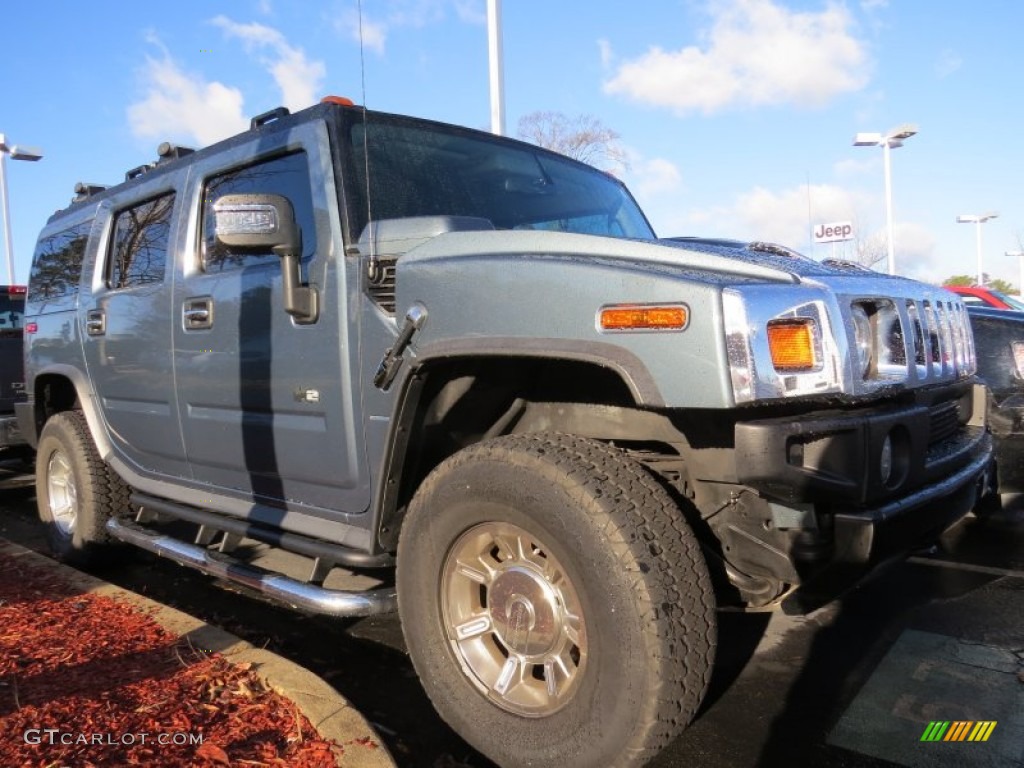 2006 H2 SUV - Slate Blue Metallic / Ebony photo #4