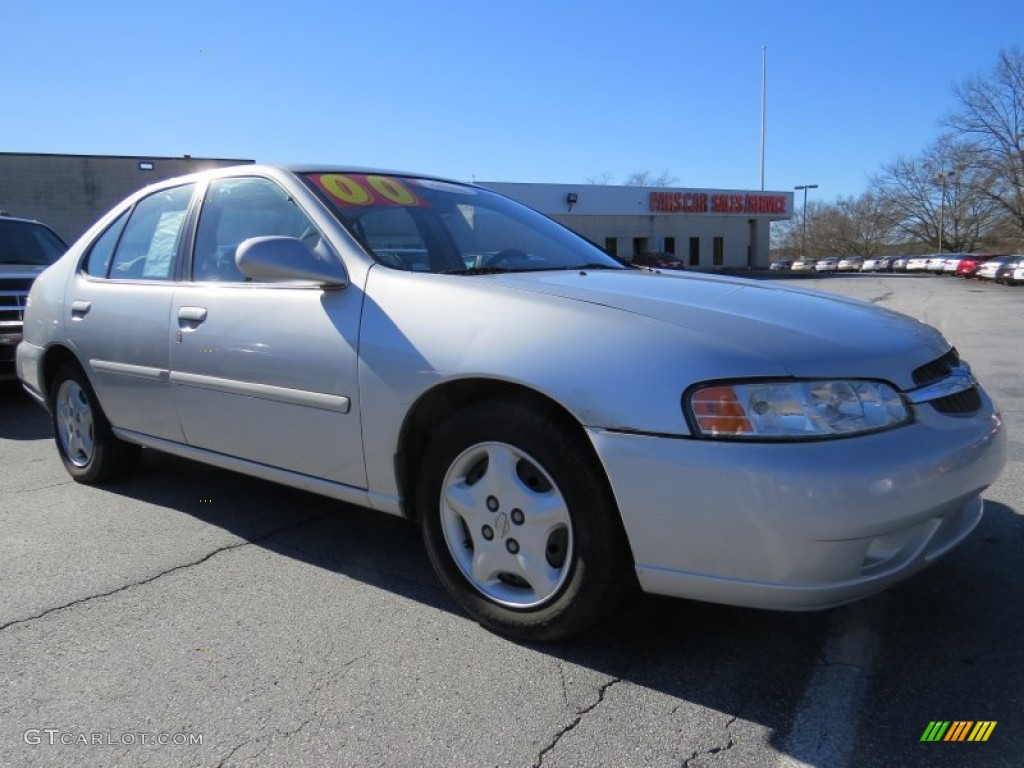 2000 Altima GXE - Platinum Metallic / Dusk Gray photo #4