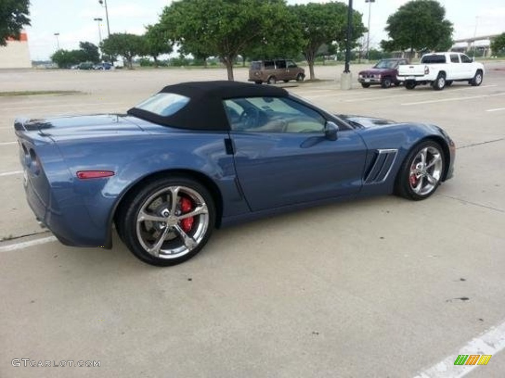 2012 Corvette Grand Sport Convertible - Supersonic Blue Metallic / Cashmere/Ebony photo #2