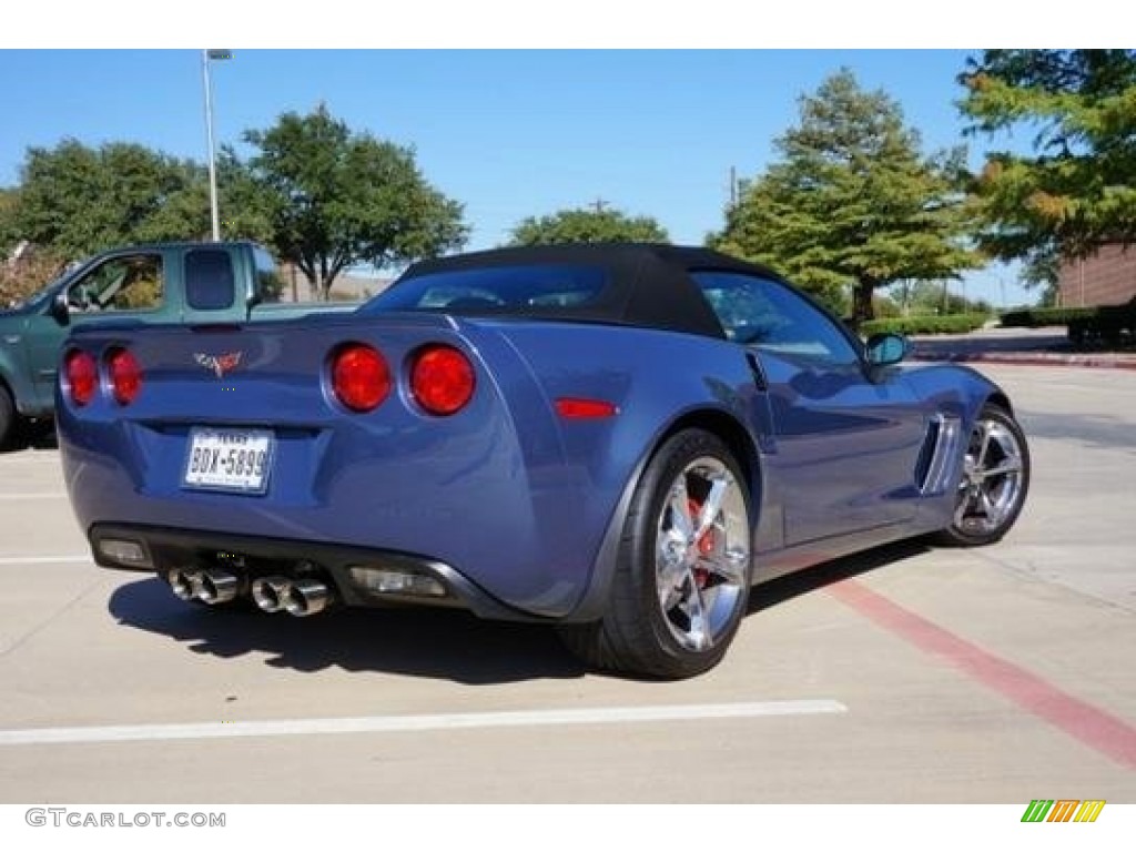 2012 Corvette Grand Sport Convertible - Supersonic Blue Metallic / Cashmere/Ebony photo #5