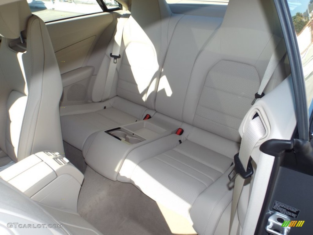 2014 E 350 Coupe - Paladium Silver Metallic / Silk Beige/Espresso Brown photo #8